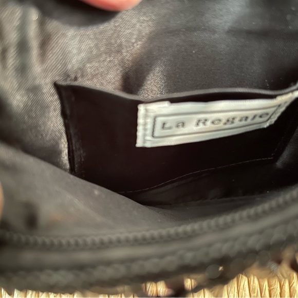 La Regale black beaded evening back with beaded straps. In great condition. - Picture 2 of 2